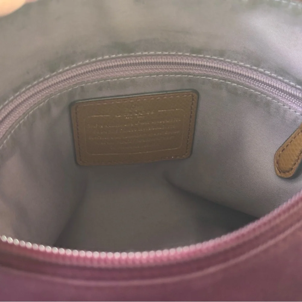 Coach Crossbody Purple Bag - Picture 16 of 16